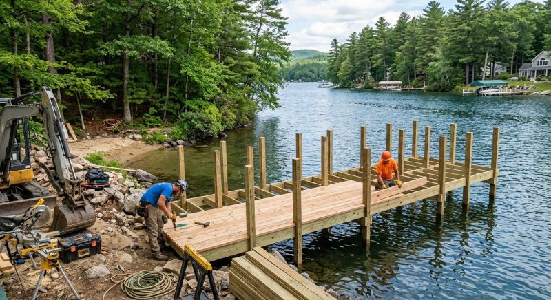 Boat Dock Installation in Overland Park, KS
