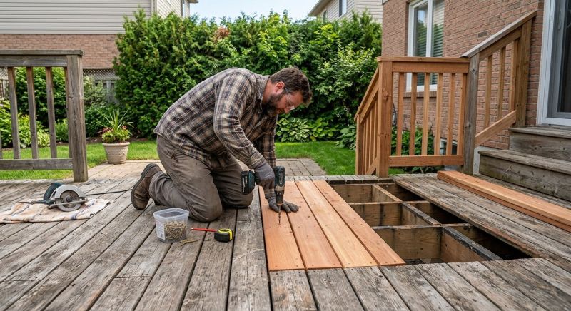 Deck Sanding Service in Redmond, WA