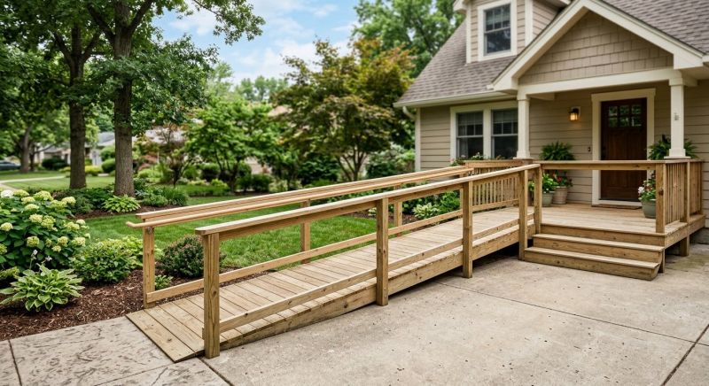 Entrance Ramp Installation in Kansas City, KS