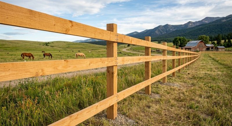 Horse Fence Replacement in Roseville, CA