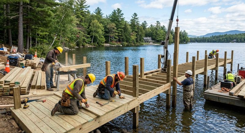 Pond Dock Construction in Kansas City, KS