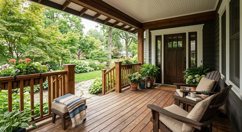 Wood Porch Construction in Norwalk, CT